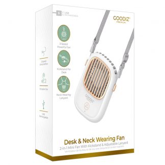 Goodiz Desk & Neck Wearing Fan